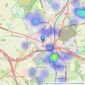 Keable Homes - Cannock listings heatmap