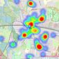 Kearns Residential - West Drayton listings heatmap