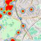 Keating Estates - Herne Hill listings heatmap