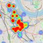 Keatons - Deptford listings heatmap