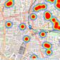 Keatons - Shoreditch listings heatmap