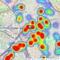 Keatons - Stratford listings heatmap