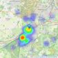 Keats Fearn - Farnham listings heatmap