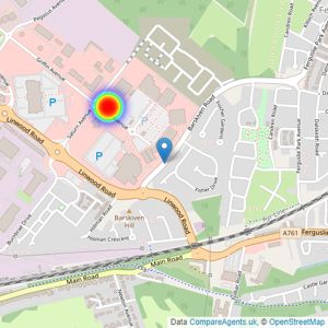 Keepmoat Homes listings heatmap