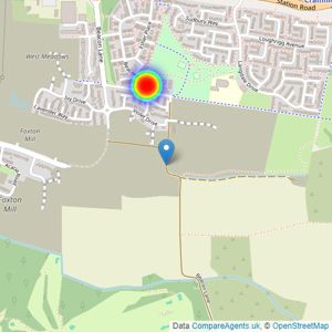 Keepmoat Homes listings heatmap