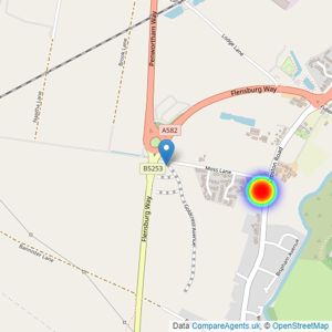 Keepmoat listings heatmap