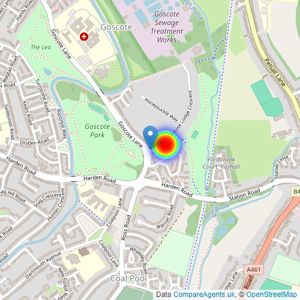 Keepmoat listings heatmap