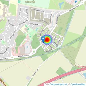 Keepmoat listings heatmap