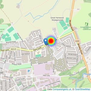 Keepmoat listings heatmap