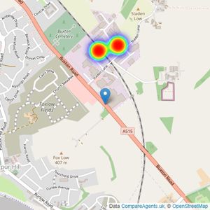 Keepmoat listings heatmap