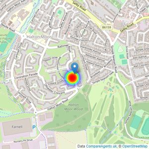 Keepmoat listings heatmap