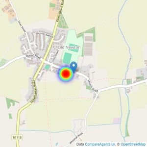 Keepmoat listings heatmap