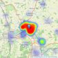 Keith Ian - Ware listings heatmap