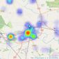 Keith Taylor - Selby listings heatmap