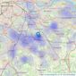 Keller Williams Advantage - Covering South East listings heatmap