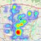 Kelvin Francis - Cardiff listings heatmap