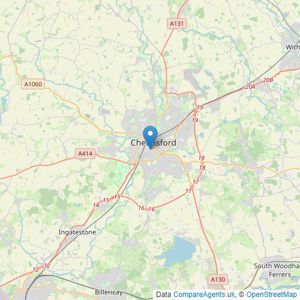 Kemsley LLP - Chelmsford listings heatmap