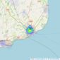 Kent Sales and Lettings - Dover listings heatmap