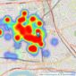 Kerr and Co - Shepherds Bush & Hammersmith listings heatmap