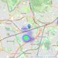 Keys Residential - New Malden listings heatmap