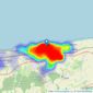 Kimber Estates - Herne Bay listings heatmap