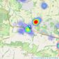 King & Chasemore - Storrington listings heatmap