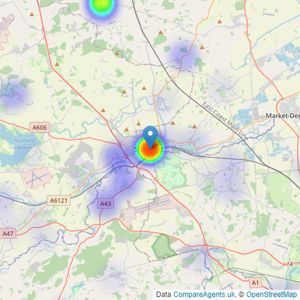 King West - Stamford listings heatmap