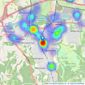 Kings Estate Agents - Sevenoaks listings heatmap