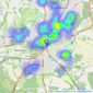 Kings Estates - Tunbridge Wells listings heatmap