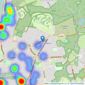 Kings Group - Chingford listings heatmap