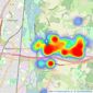 Kings Group - Waltham Abbey - Sales listings heatmap