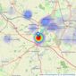 Kingsman Estate Agents - Warwick listings heatmap