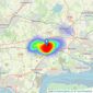 KINGSWOOD - Basildon listings heatmap