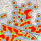 Kinleigh Folkard & Hayward - Sales - Balham listings heatmap