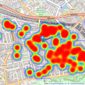 Kinleigh Folkard & Hayward - Sales - Bayswater listings heatmap