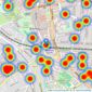 Kinleigh Folkard & Hayward - Sales - Bromley listings heatmap