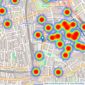 Kinleigh Folkard & Hayward - Sales - Brook Green listings heatmap