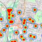 Kinleigh Folkard & Hayward - Sales - Catford listings heatmap