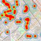 Kinleigh Folkard & Hayward - Sales - Fulham and Chelsea listings heatmap