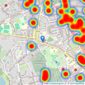 Kinleigh Folkard & Hayward - Sales - Highgate listings heatmap