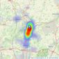 Kirby Colletti - Hoddesdon listings heatmap