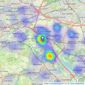 Kirkland Estate Agents - Uddingston listings heatmap