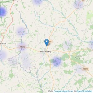 Kivells - Land & Farm Sales listings heatmap