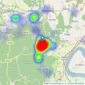 KJT Residential - Cinderford listings heatmap