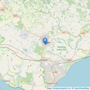 KLA Properties - Hailsham listings heatmap