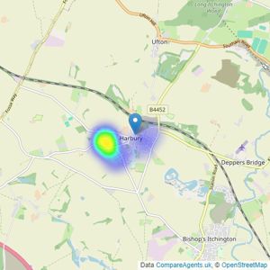 Kleinmann Properties - Harbury listings heatmap