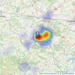 KMJ Property - Tunbridge Wells listings heatmap