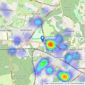 Knight Frank - Ascot & Virginia Water listings heatmap