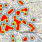 Knight Frank - Belsize Park listings heatmap