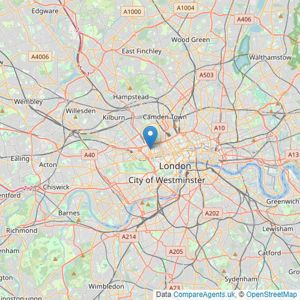 Knight Frank - Country Department listings heatmap